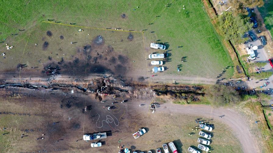 Van 95 personas fallecidas por explosión en ducto de México