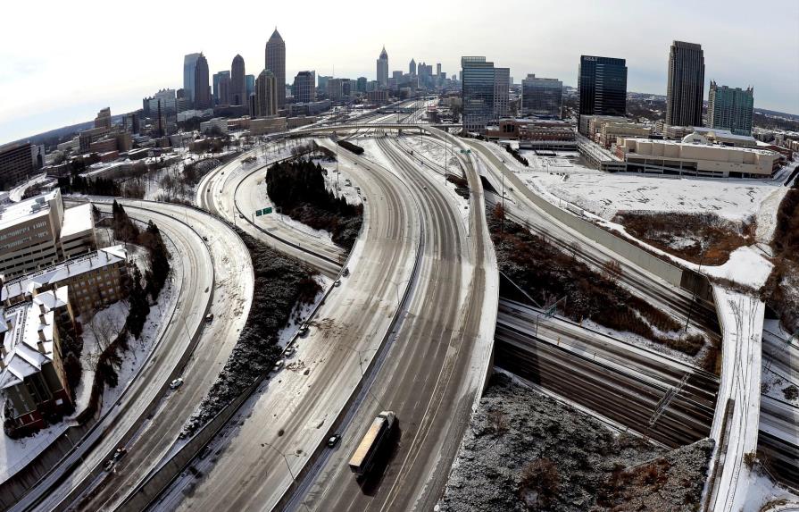 Tormenta invernal amenaza Atlanta en semana de Super Bowl
