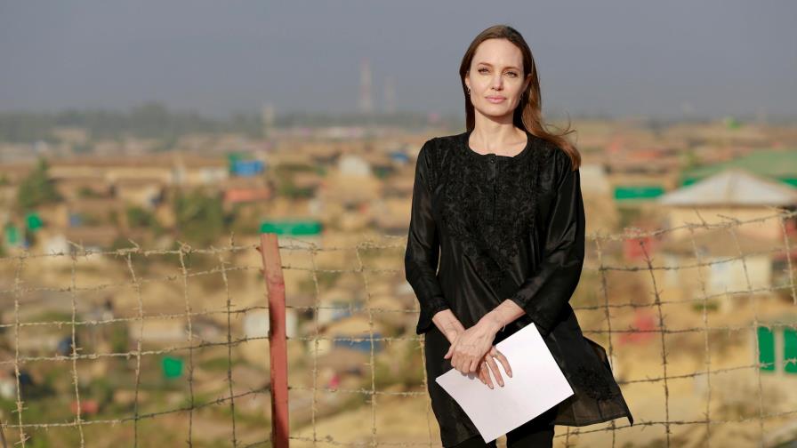 Angelina Jolie pide acabar violencia contra los rohingya
