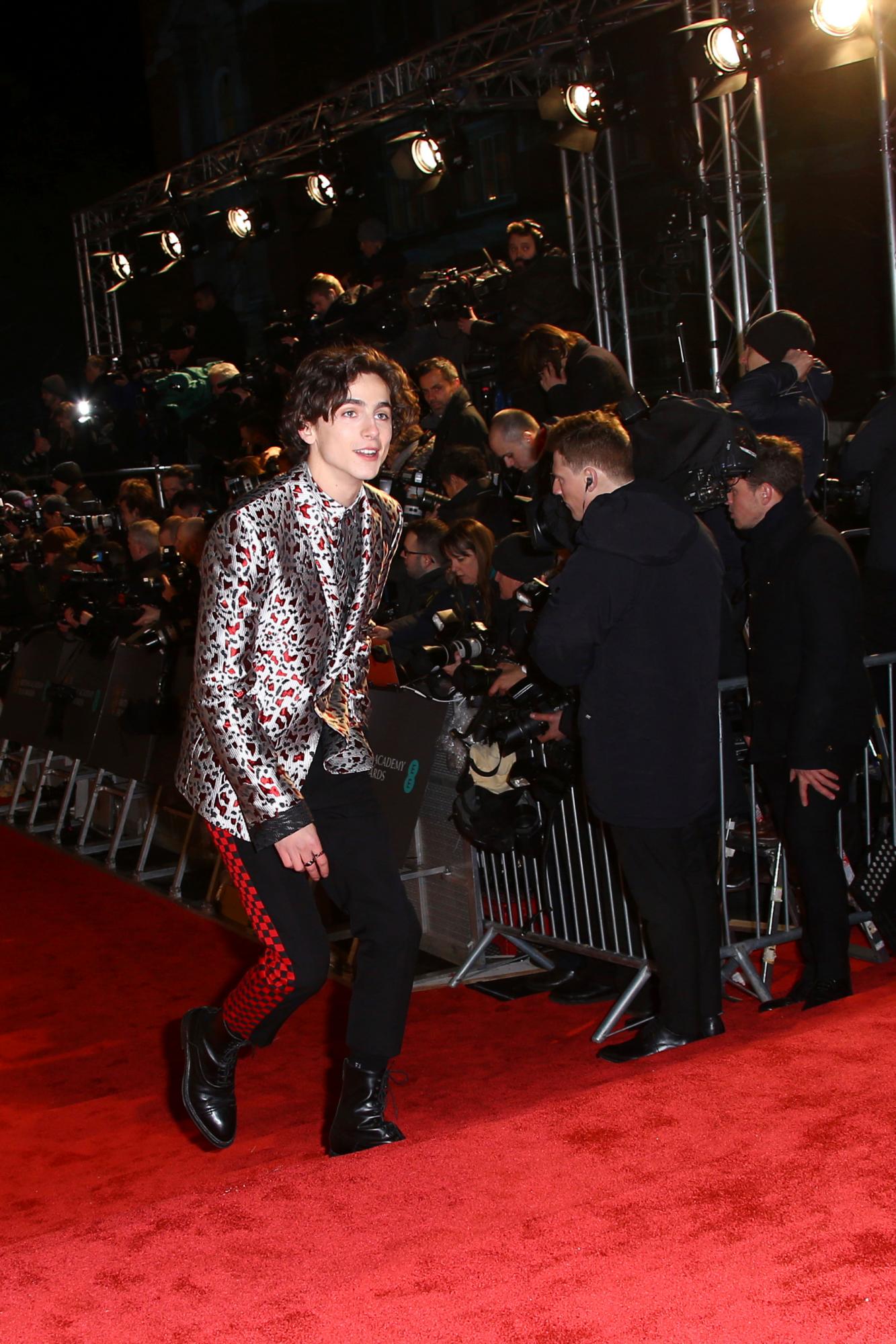 El actor Timothee Chalamet.