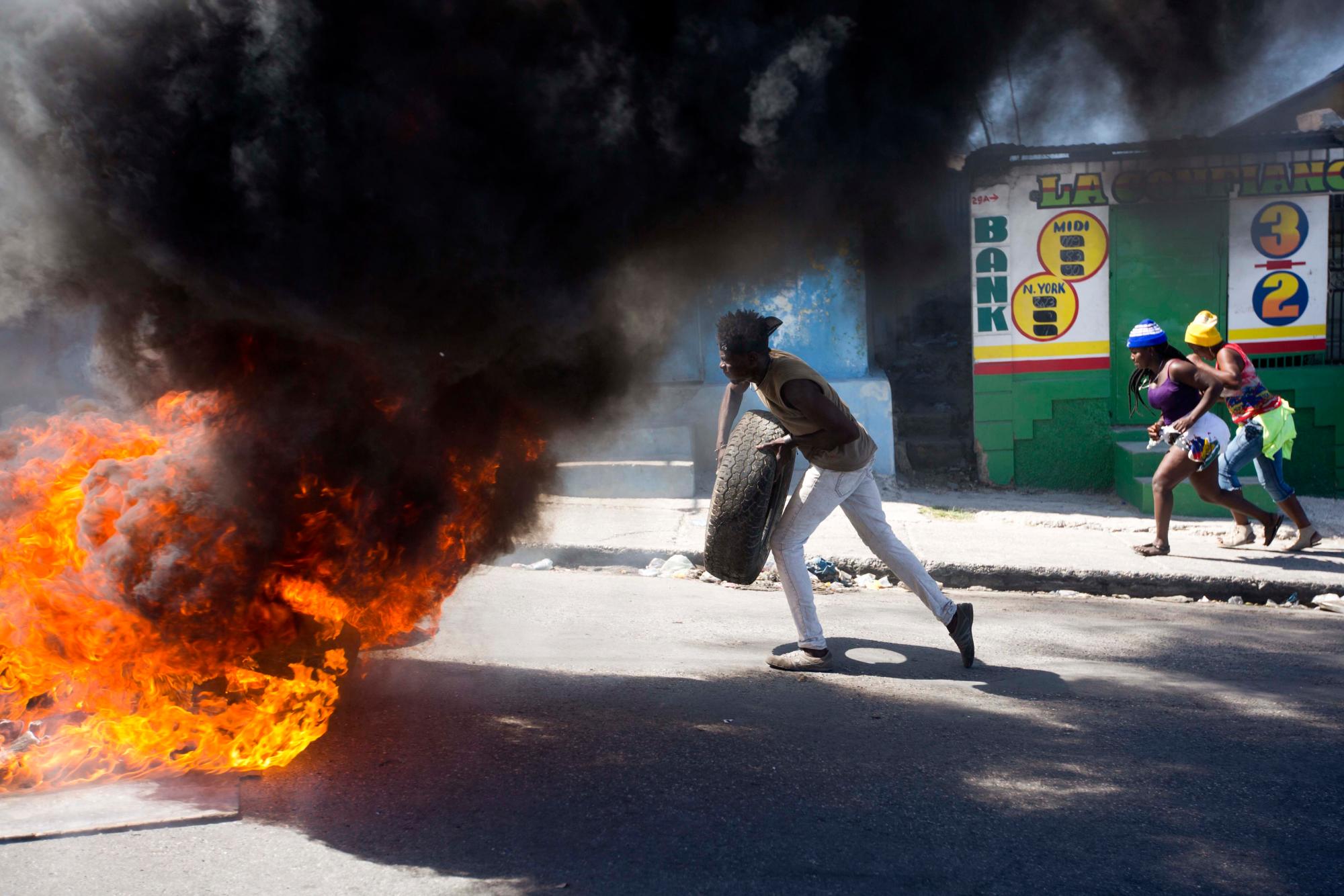 Manifestaciones violentas en Haití