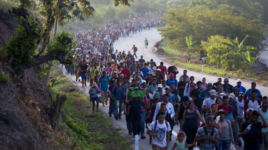 Marcha de migrantes hacia Estados Unidos no la tiene tan fácil como la anterior