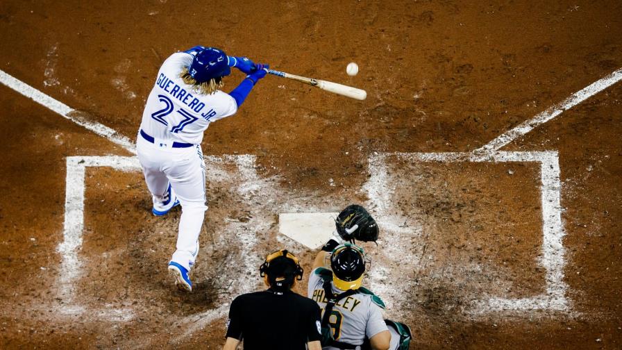 Vladimir Jr., con mejor promedio que Harper en los últimos 15 juegos 