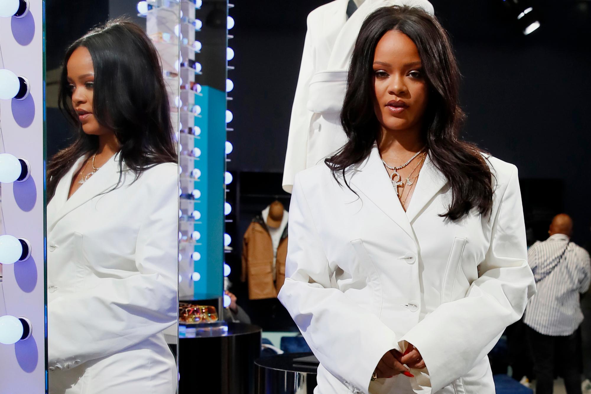 La cantante Rihanna.