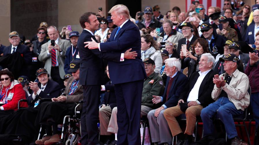 Macron le dice a Trump que mantenga aliados occidentales