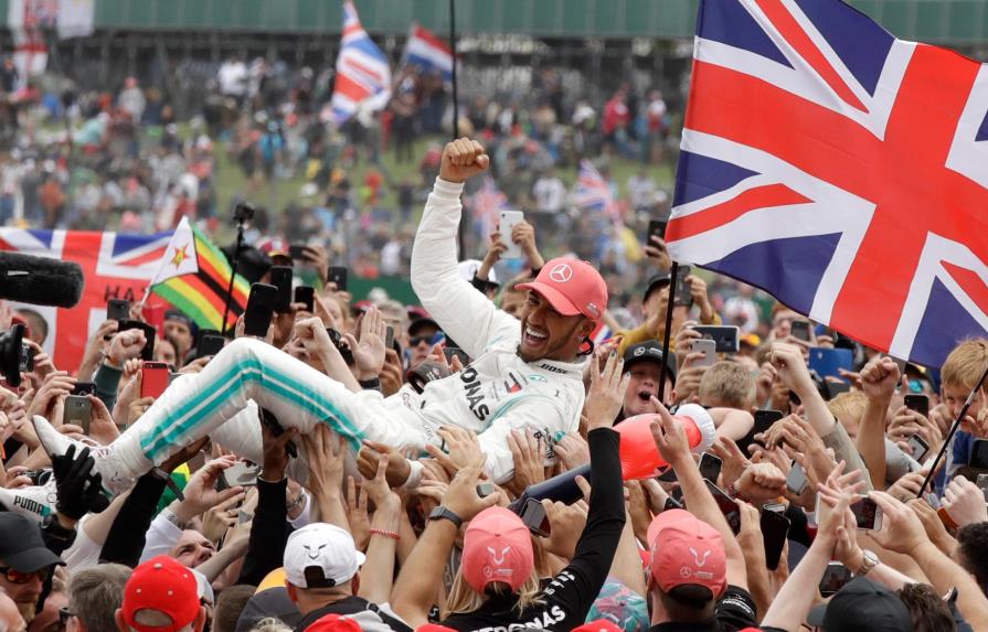 Hamilton impone récord con 6to título en GP Británico de F1
