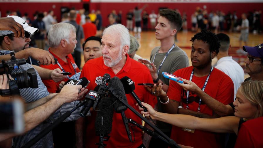 Para Popovich, armar el equipo de Estados Unidos es el desafío
