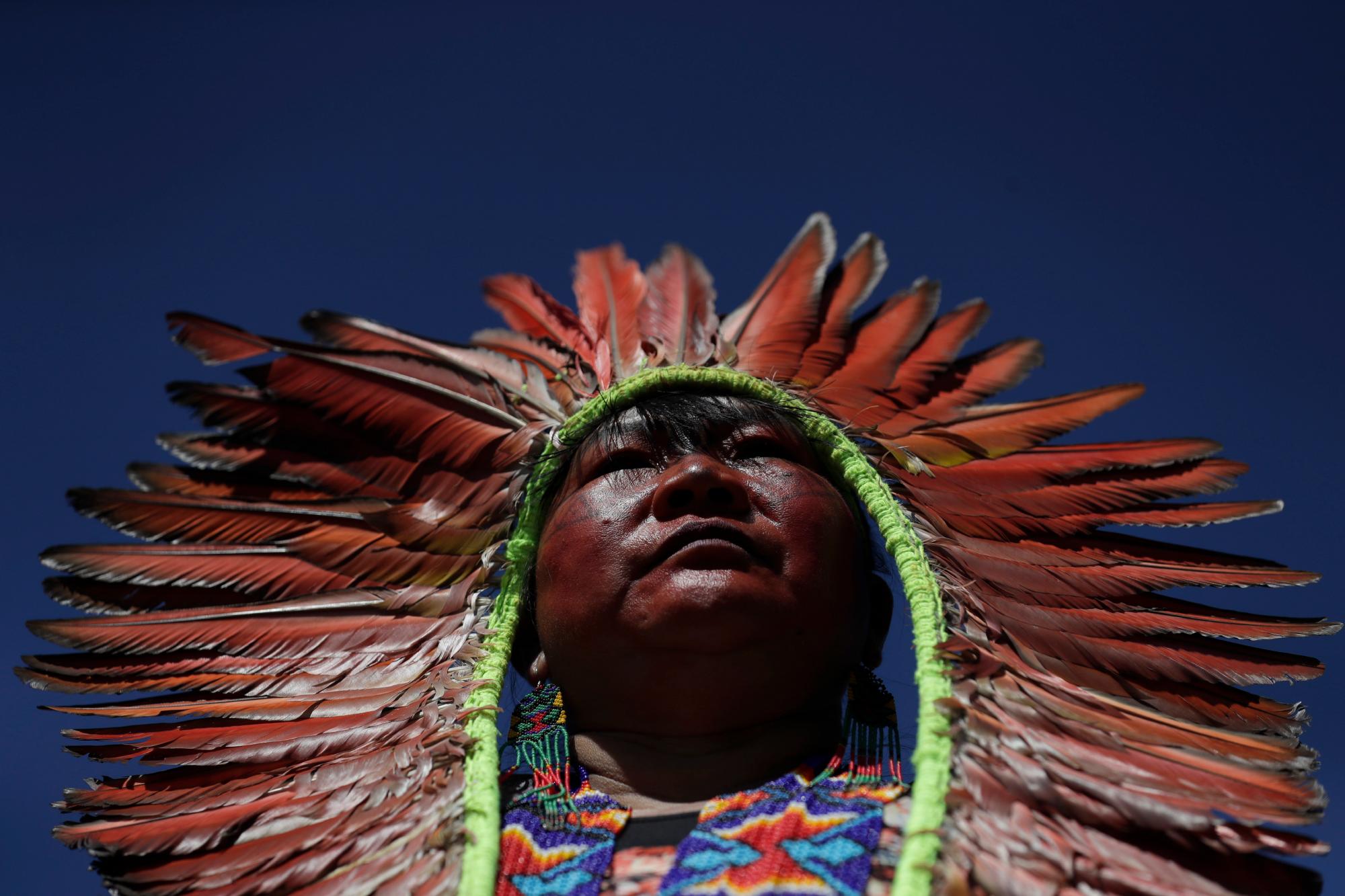 Marcha de Mujeres Indígenas en Brasilia