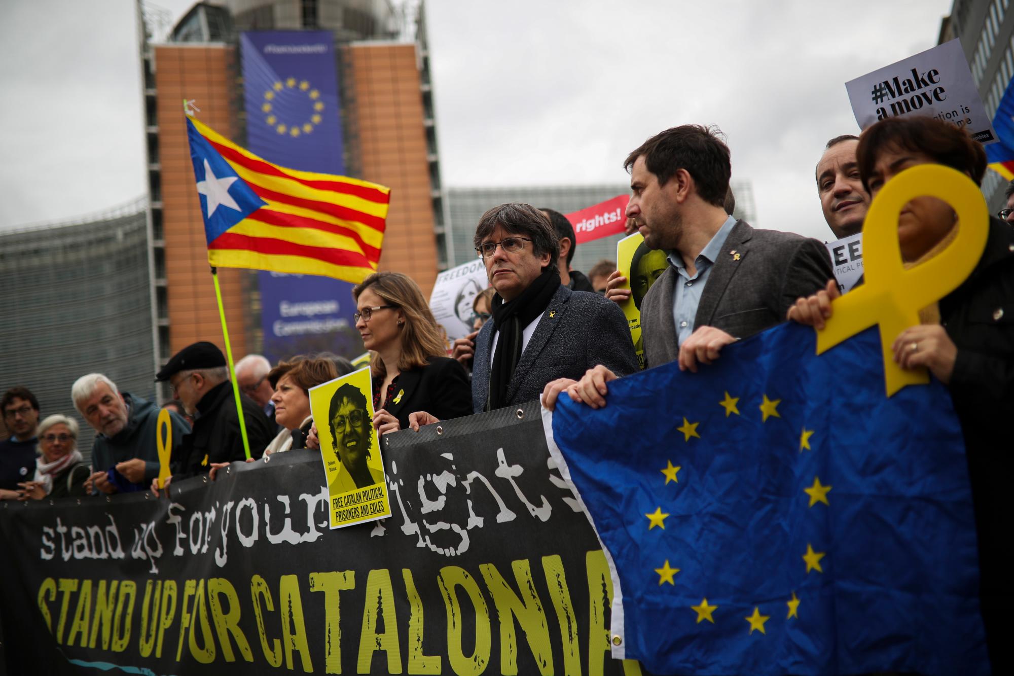 Protestas en Cataluña