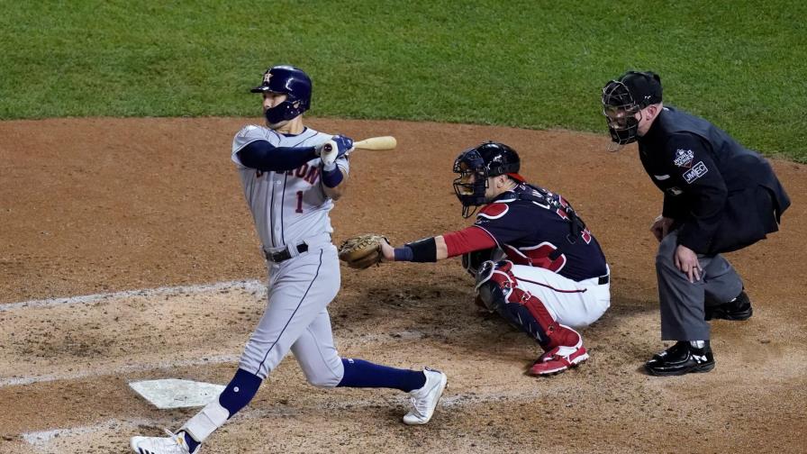 Los Astros vencen 7-1 a Nacionales y quedan a un triunfo de ganar la Serie Mundial