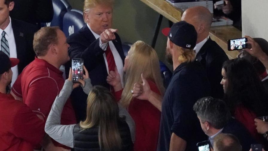 Trump, abucheado en la Serie Mundial