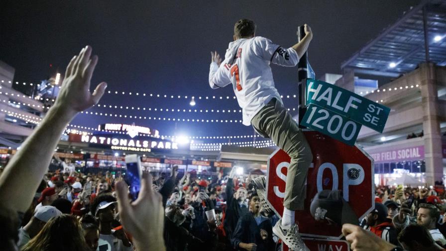 La celebración por el título en la Serie Mundial le cambia el rostro a Washington