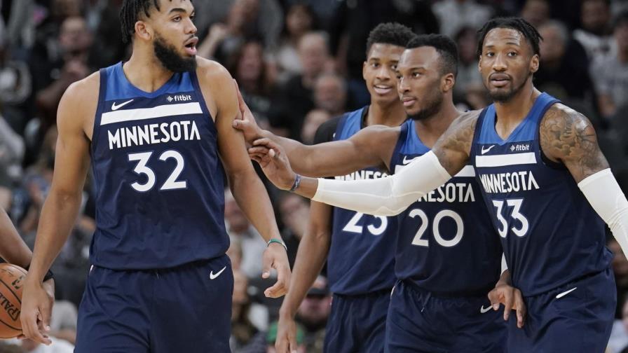Los Timberwolves ganan con 23 puntos de Karl-Anthony Towns Los Timberwolves ganan con 23 puntos de Karl-Anthony Towns