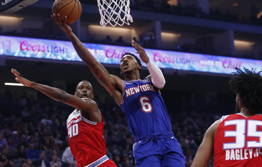 NBA: Knicks remontan 16 tantos en contra y ganan a Kings 