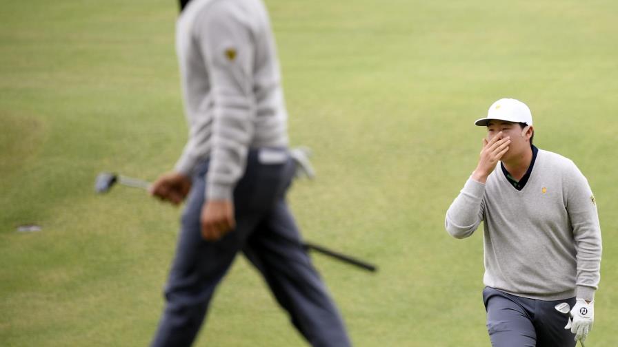 Golf: equipo Internacional, dos puntos arriba en la Copa Presidentes