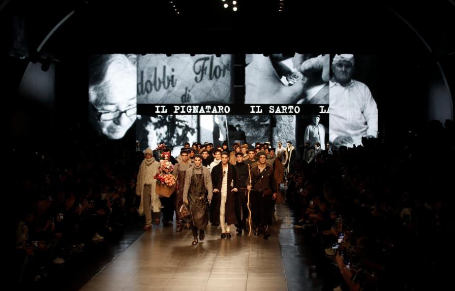 El hombre “artesano” de Dolce & Gabbana llega a las pasarelas de Milán