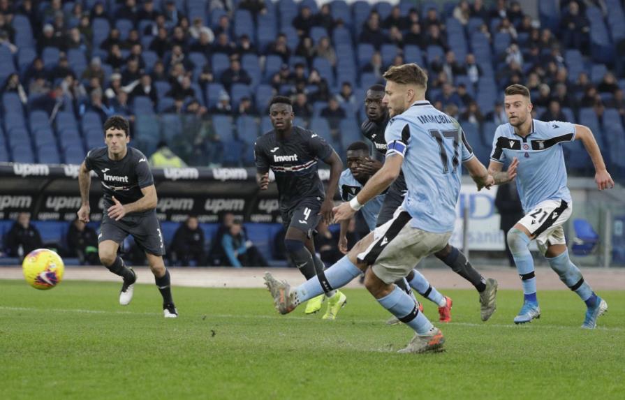 Con triplete de Immobile, Lazio aplasta a Sampdoria fútbol de Italia