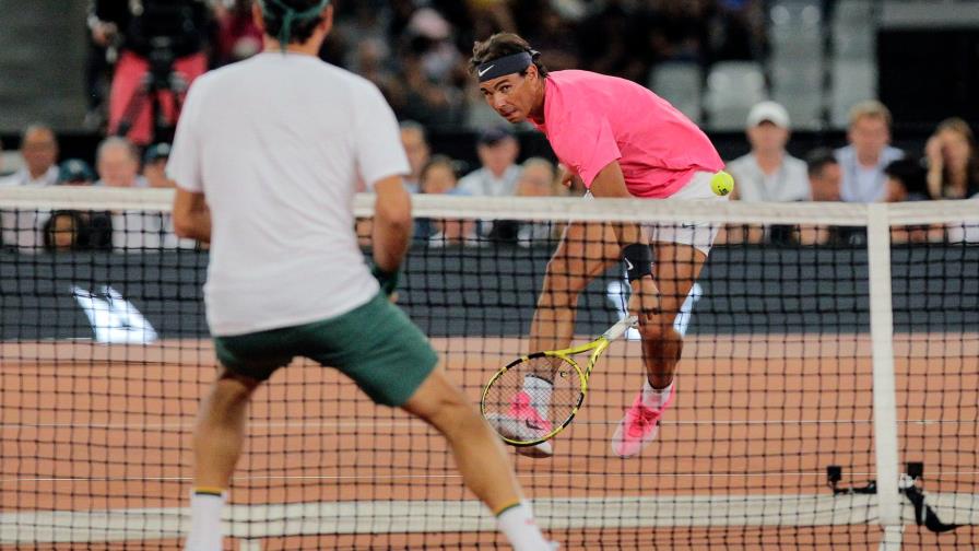 Nadal y Federer baten récord al jugar en Sudáfrica ante 52.000 espectadores Nadal y Federer baten récord al jugar en Sudáfrica ante 52.000 espectadores