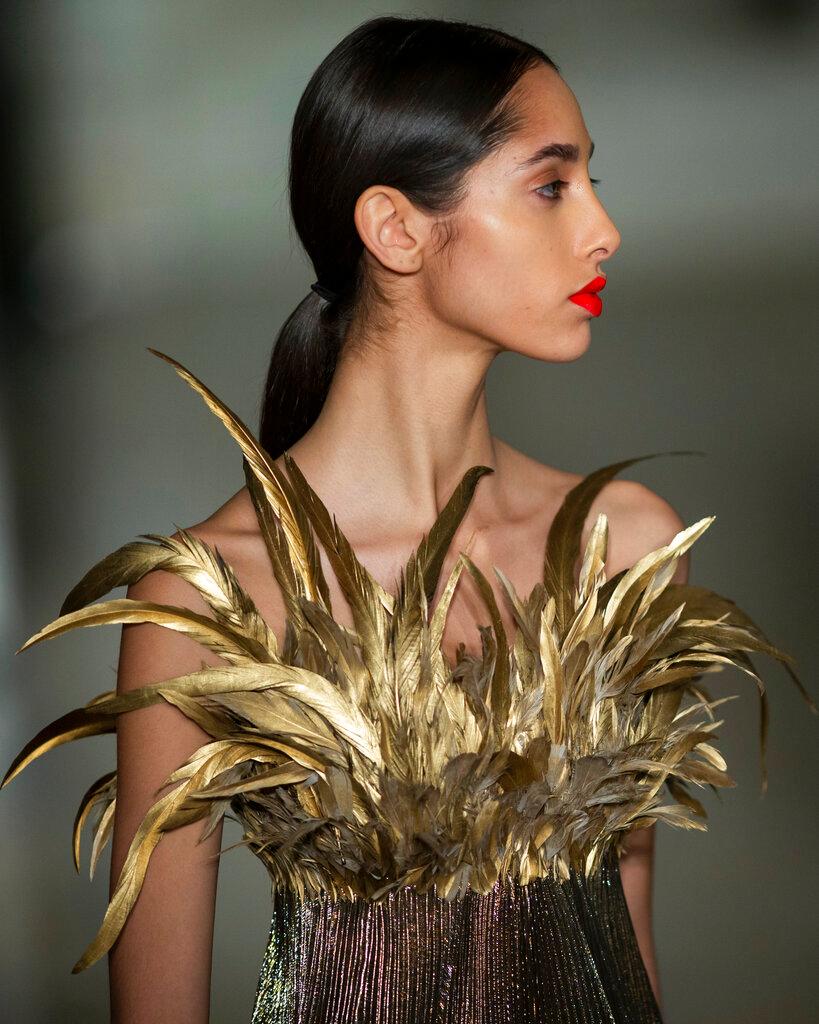 La colección de Oscar de la Renta es presentada durante la Semana de la Moda de Nueva York. 