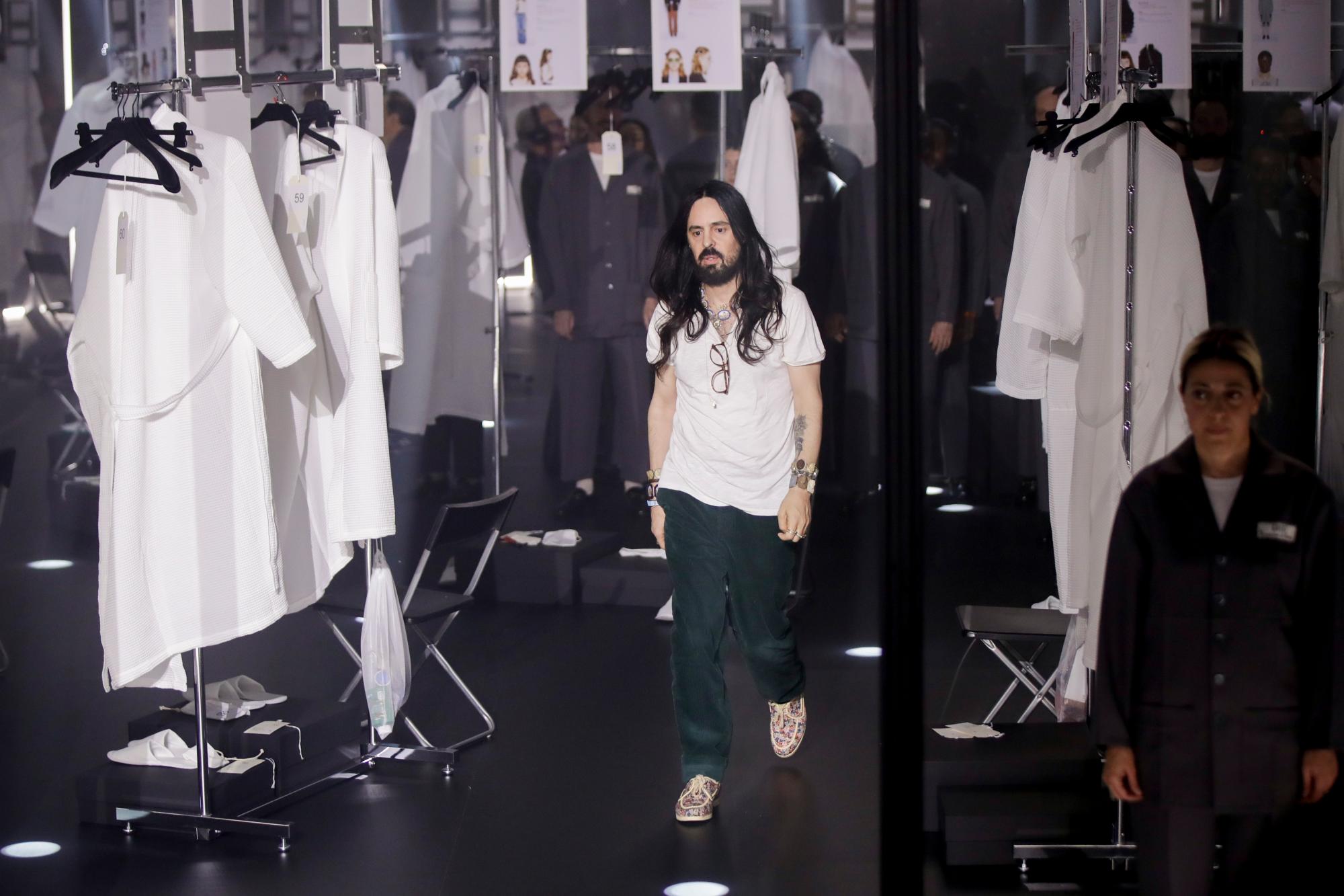 El diseñador Alessandro Michele.