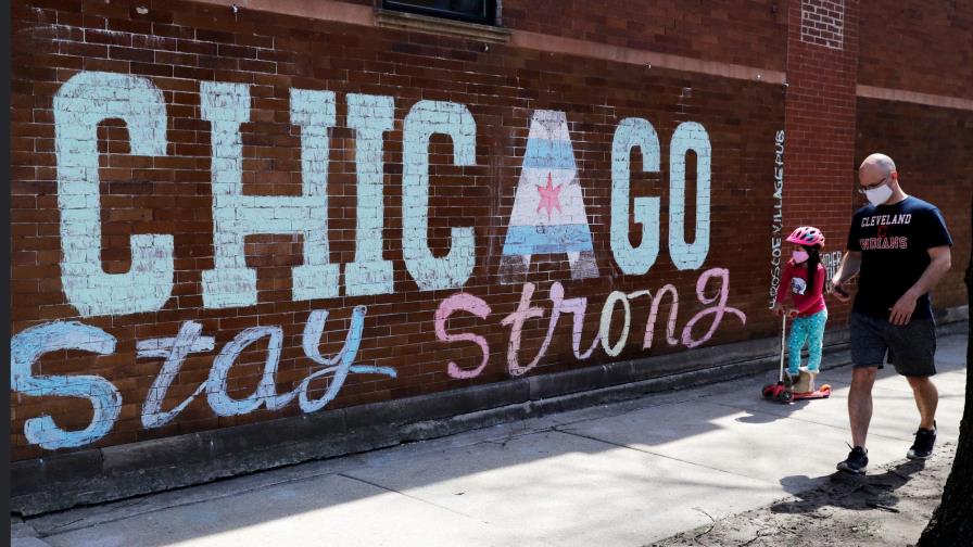 Chicago comienza a achatar la curva de contagios por el COVID-19