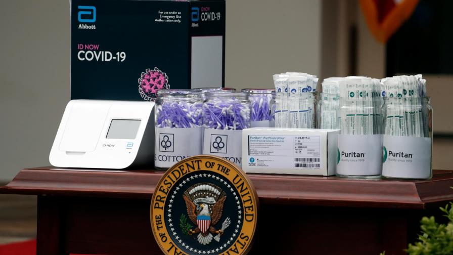 Prueba de COVID-19 elogiada por Trump produciría muchos falsos negativos, según estudio