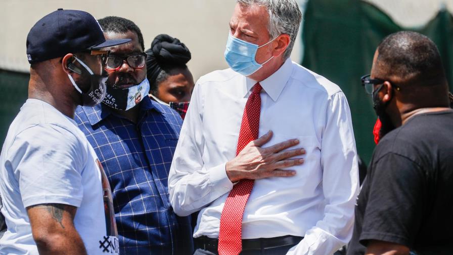 Bill de Blasio, el alcalde de Nueva York en sus horas más bajas Bill de Blasio, el alcalde de Nueva York en sus horas más bajas