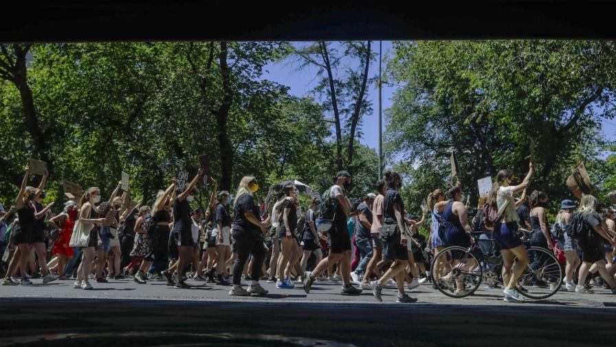 Marcha en Nueva York reivindica mujeres negras en revolución antirracista