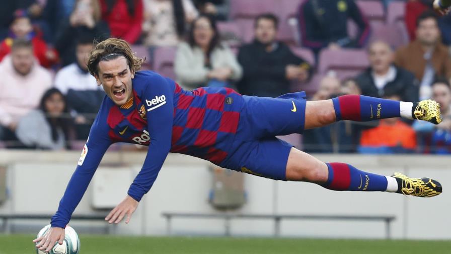 Más difícil para el Barcelona: Griezmann con una lesión en el cuádriceps del muslo derecho