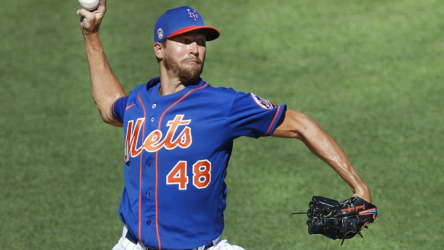 Jacob deGrom sale por lesión de partido interequipos