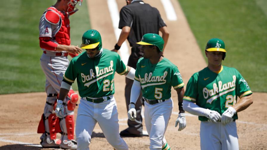Ramón Laureano remolcó una y los Atléticos vencen a Angelinos Ramón Laureano remolcó una y los Atléticos vencen a Angelinos