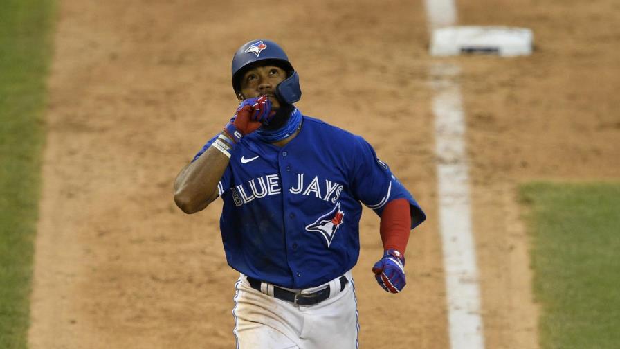 Teóscar Hernández con los bonos altos en los Azulejos Teóscar Hernández con los bonos altos en los Azulejos
