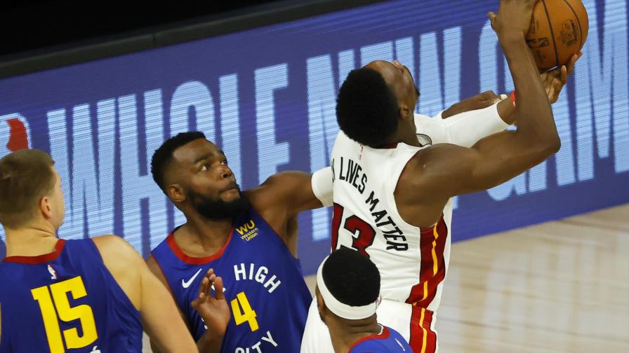 Adebayo, Butler y Olynyk lideran paliza de Heat a Nuggets