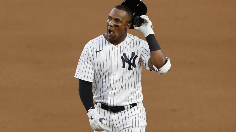 Miguel Andújar, una “obra en progreso” como jardinero de los Yankees