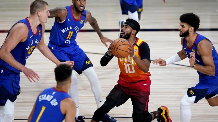 Mike Conley regresó con 27 puntos y Utah estropea a Denver para tomar ventaja en la serie