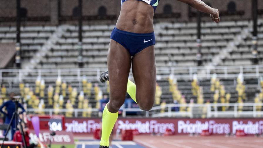 Caterine Ibargüen, tercera en longitud en Marsella con 6,56