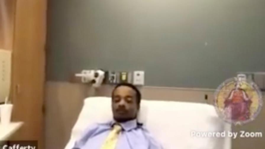 Blake dice que “duele respirar” en un vídeo desde su cama de hospital en EEUU Blake dice que “duele respirar” en un vídeo desde su cama de hospital en EEUU