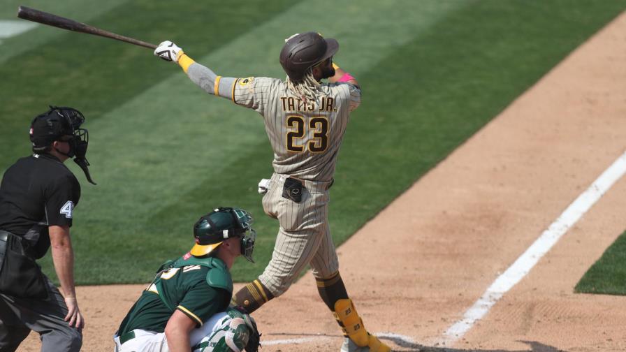 Tatis III disparó su jonrón 15 del año y los Padres superan 5-3 a Atléticos