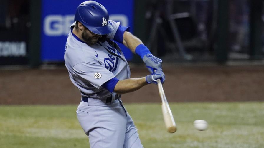 Dodgers anotan dos en el 10mo y le ganan a Diamondbacks 