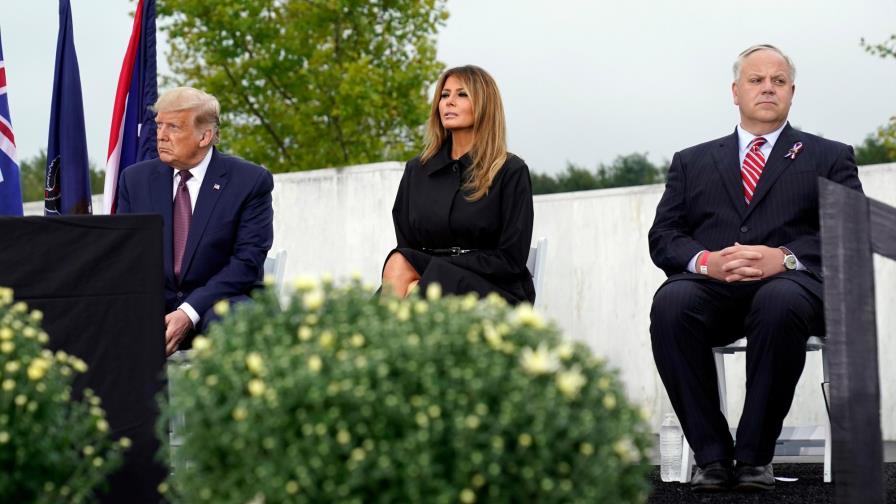 Trump pide “unidad” en el recuerdo de las víctimas del vuelo 93 el 11S