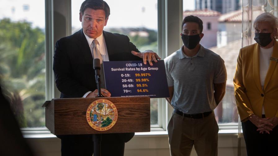 Florida da plena apertura comercial con casi 3.000 casos nuevos de COVID-19