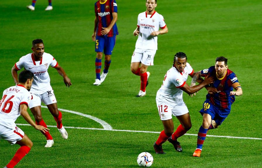 Sevilla sofoca al Barsa en empate 1-1, Real Madrid líder