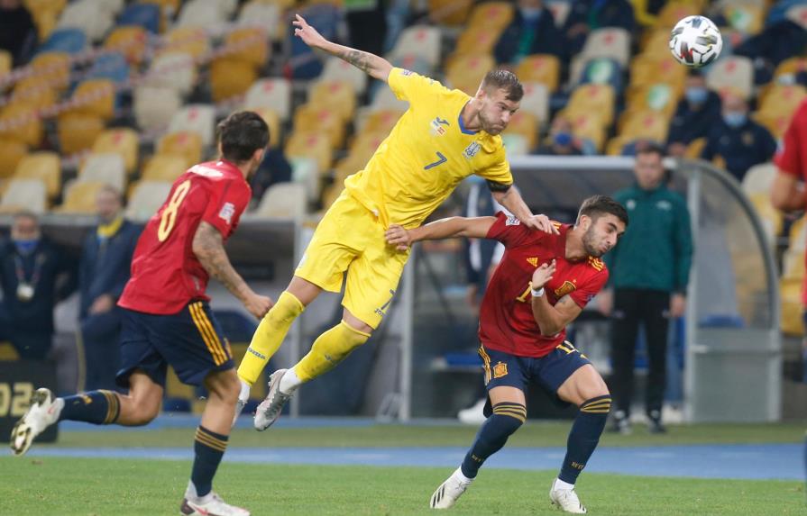 Ucrania y Suiza sorprenden a España y Alemania en Liga de Naciones