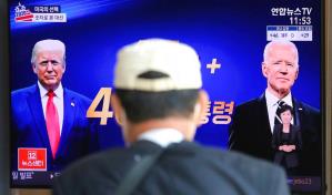 Donald Trump y Joe Biden quisieran irse a los pu&ntilde;os