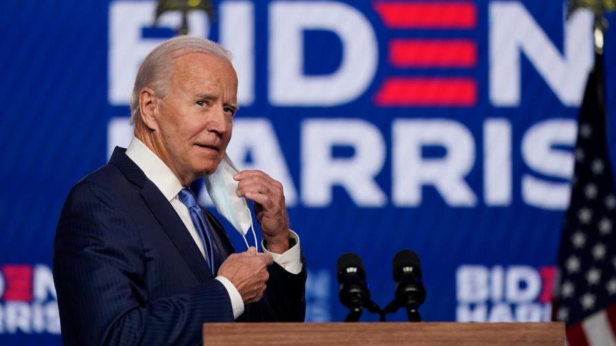  “Señor presidente, espero con ansias hablar con usted”, le dice Biden a Trump