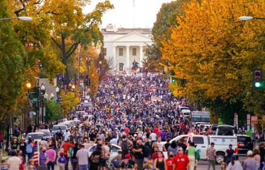 Celebraciones en Estados Unidos tras victoria de Joe Biden