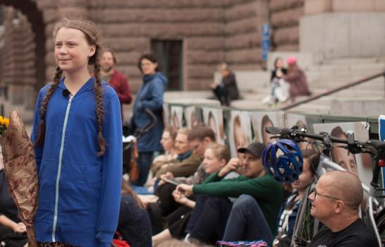 Thunberg charla sobre sus increíbles años de protesta y fama