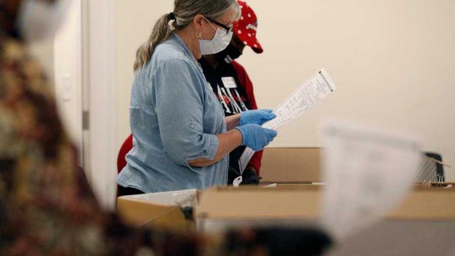 Georgia inicia recuento mientras demócratas consagran a Biden como presidente Georgia inicia recuento mientras demócratas consagran a Biden como presidente