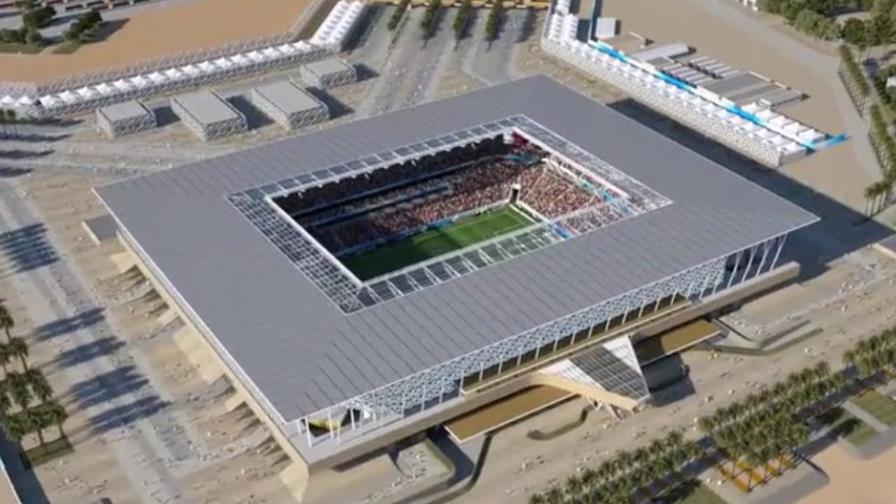 El primer estadio desmontable del mundo entra en su recta final 
