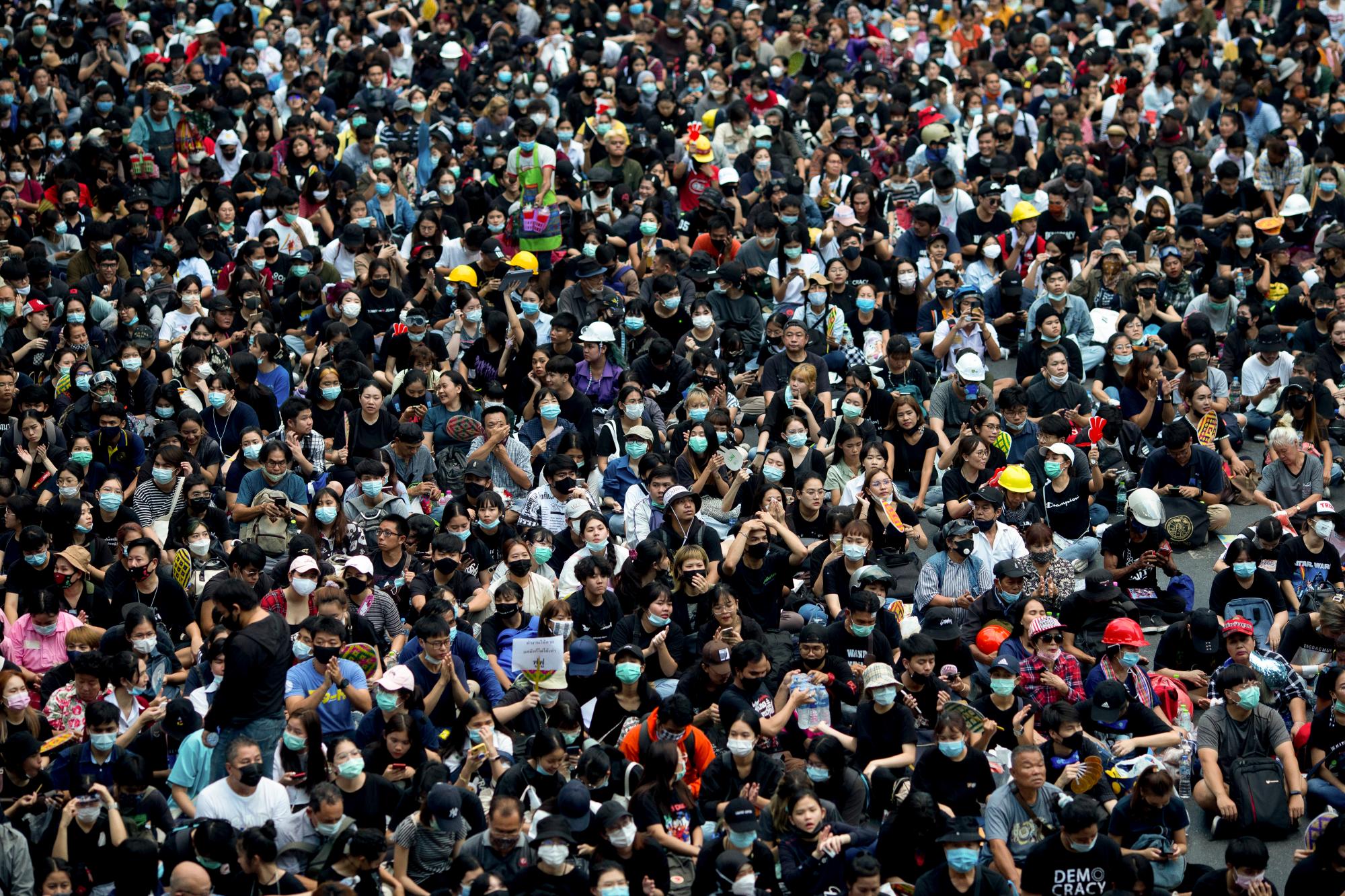 Protestas en Tailandia claman por democracia
